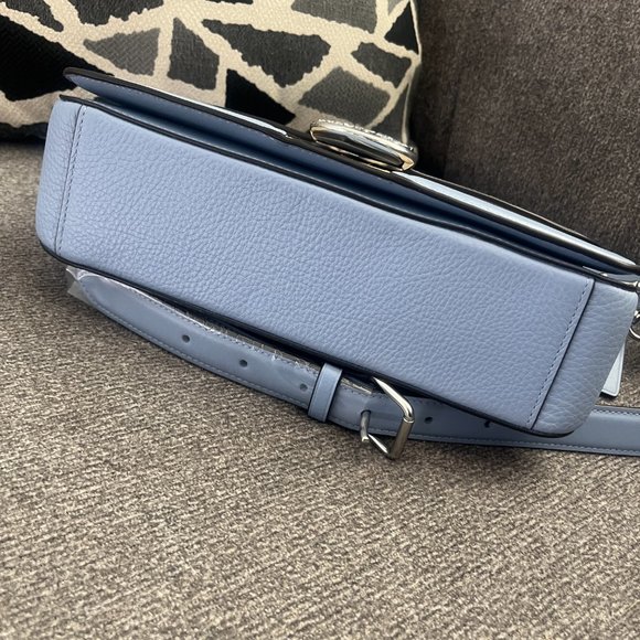 COACH Georgie Shoulder Bag in Marble Blue C4067 Pale blue - Picture 5 of 9